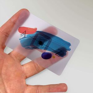 Andaz London Liverpool Street Hotel Room Key Card Hyatt London UK Translucent